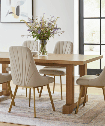 Aria Shell-Stitched Dining Chair