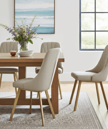 Aria Shell-Stitched Dining Chair