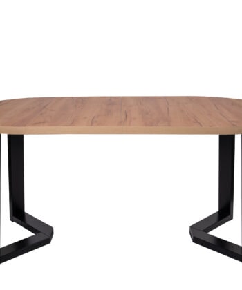 FLEXI 90 Extendable Round Dining Table – Laminated 90–130cm