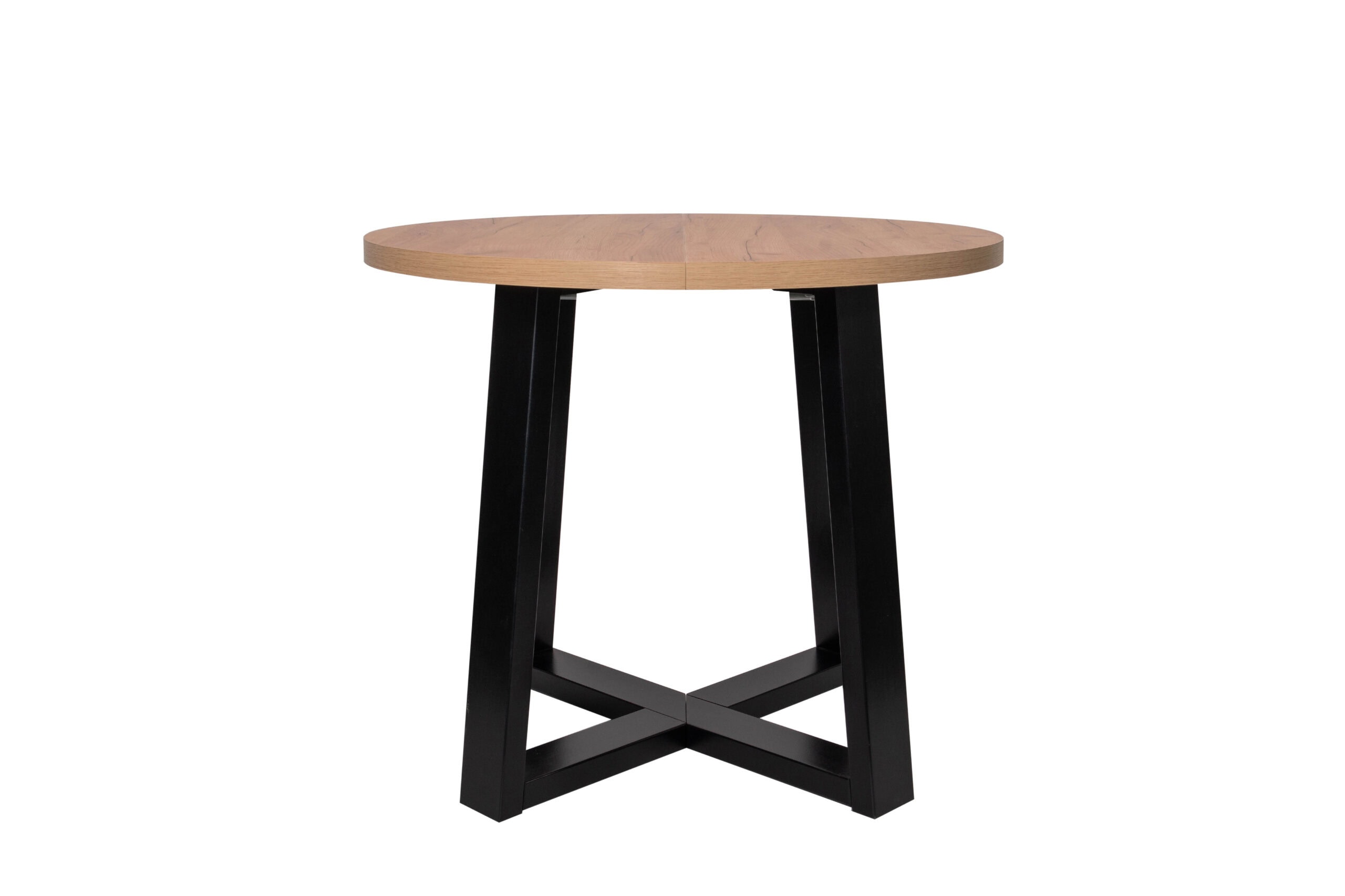 FLEXI 90 Extendable Round Dining Table – Laminated 90–130cm