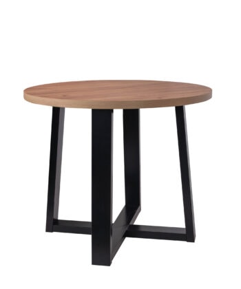 FLEXI 90 Extendable Round Dining Table – Laminated 90–130cm