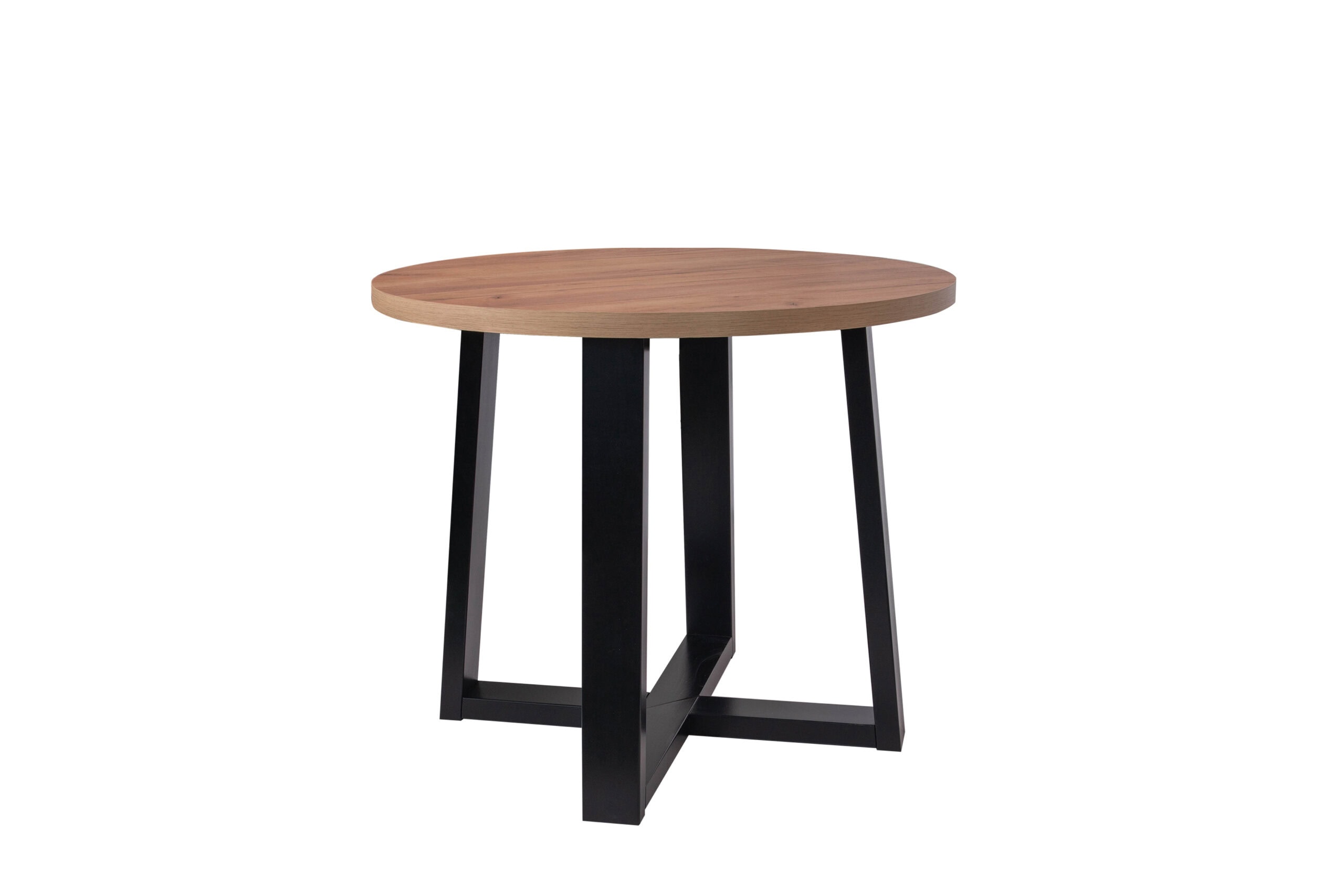 FLEXI 90 Extendable Round Dining Table – Laminated 90–130cm