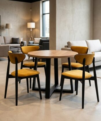FLEXI 90 Round Extendable Dining Table &ndash; Custom European Quality