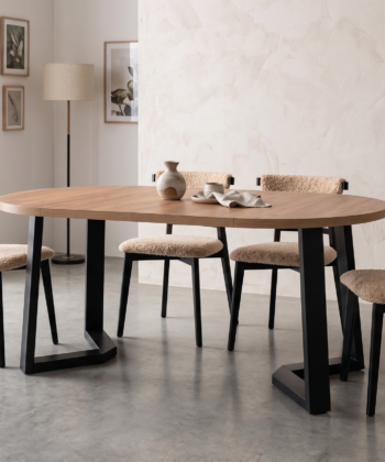 FLEXI 90 Round Extendable Dining Table &ndash; Custom European Quality
