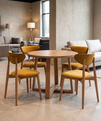 FLEXI 90 Round Extendable Dining Table &ndash; Custom European Quality