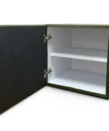 Lori Open‑Shelf Upholstered Bedside Table