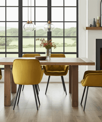 NAPOLI 92 Loft Chair – Industrial Upholstered Seat, Metal Base