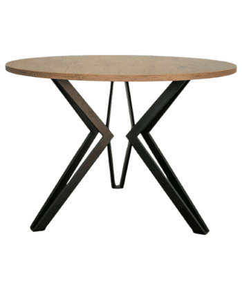 STK M13 Round Coffee Table – 67 cm White Top, Powder‑Coated