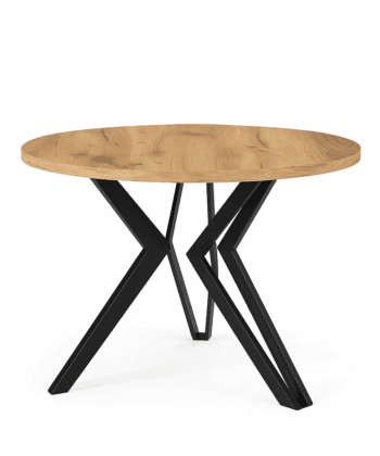 STK M13 Round Coffee Table – 67 cm White Top, Powder‑Coated