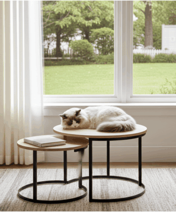 STK M3 Nesting Coffee Tables – Round Laminated Top