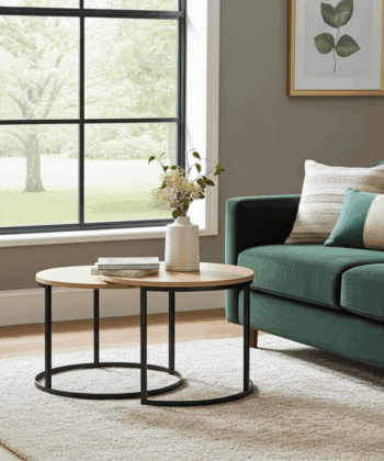 STK M3 Nesting Coffee Tables – Round Laminated Top