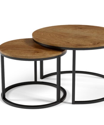 STK M3 Nesting Coffee Tables – Round Laminated Top