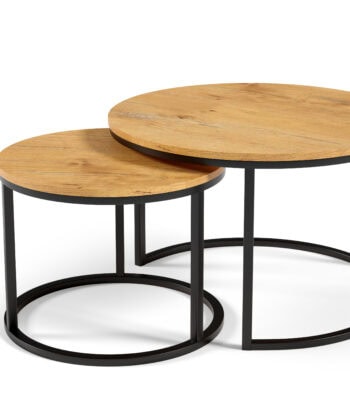 STK M3 Nesting Coffee Tables – Round Laminated Top