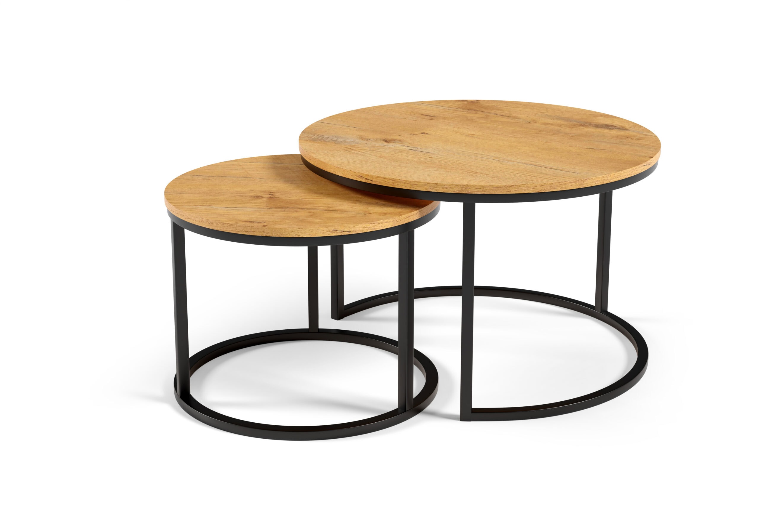 STK M3 Nesting Coffee Tables – Round Laminated Top
