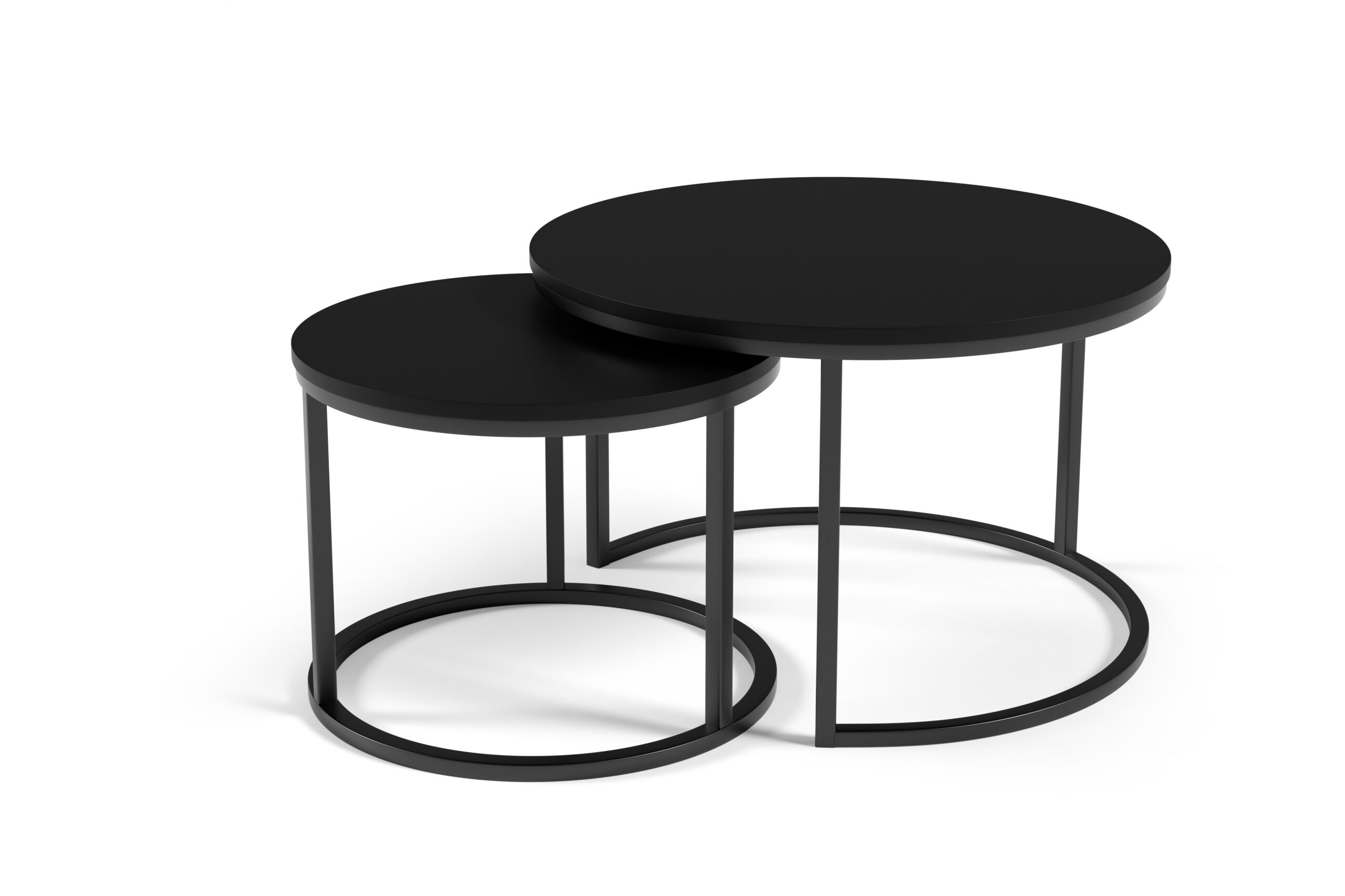 STK M3 Nesting Coffee Tables – Round Laminated Top