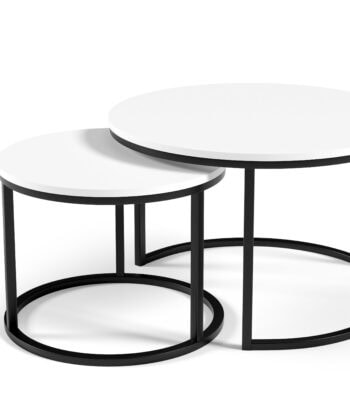 STK M3 Nesting Coffee Tables – Round Laminated Top