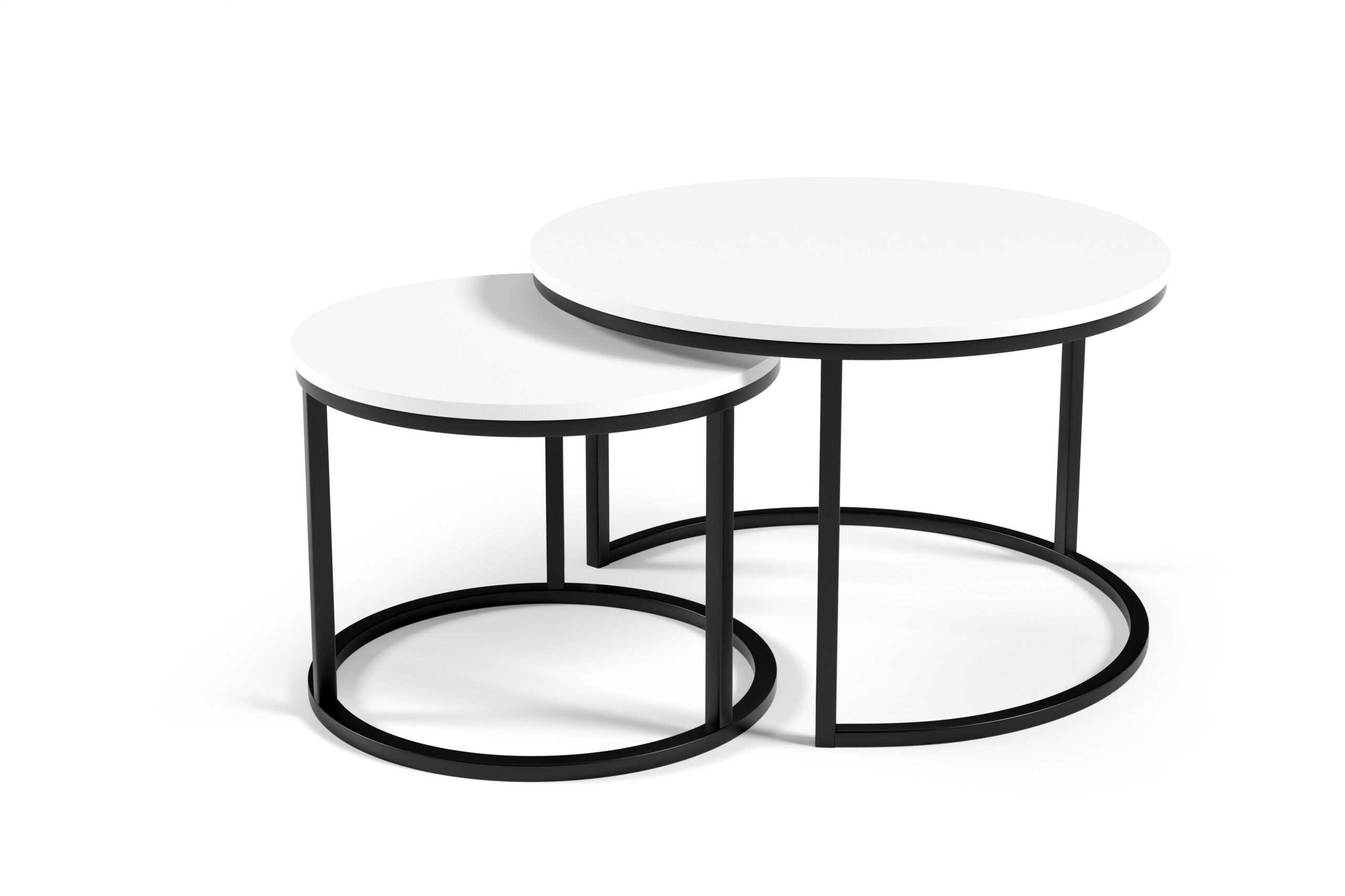 STK M3 Nesting Coffee Tables – Round Laminated Top
