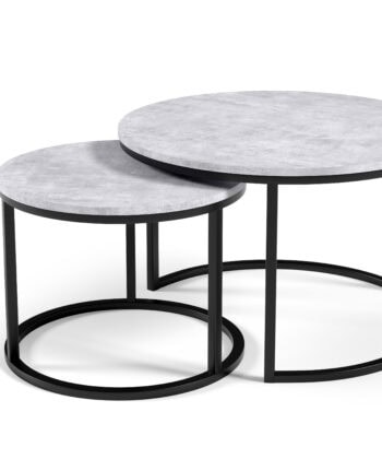 STK M3 Nesting Coffee Tables – Round Laminated Top