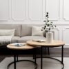 STK M3 Nesting Coffee Tables – Round Laminated Top