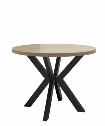 Orion Industrial Extendable Dining Table (Stone Oak) 140CM