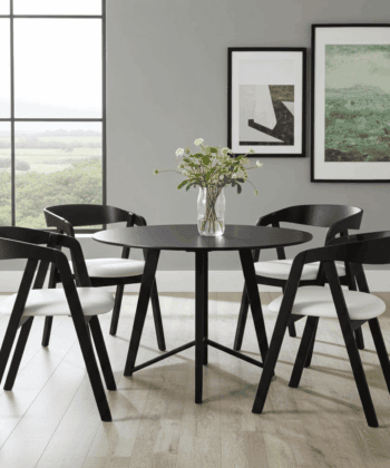 Oslo Solid Beech Chair Black – Nordic Minimalist Craftsmanship