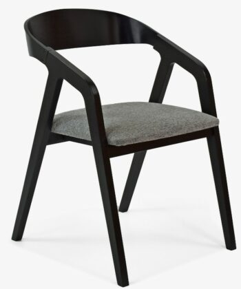 Oslo Solid Beech Chair Black – Nordic Minimalist Craftsmanship