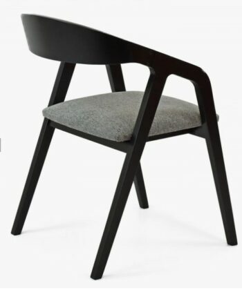 Oslo Solid Beech Chair Black – Nordic Minimalist Craftsmanship