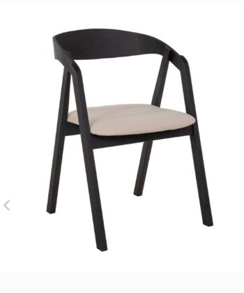 Oslo Solid Beech Chair Black – Nordic Minimalist Craftsmanship