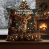 Reindeer Christmas Cushion - Funny Holiday Décor