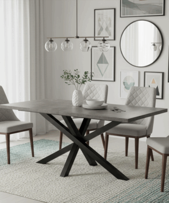 Urban Loft Extendable Dining Table – Laminated Top
