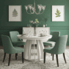 Axis Extendable Dining Table – Cashmere, 100–140cm