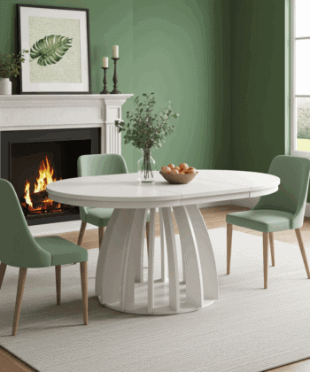 Axis Extendable Dining Table – Cashmere, 100–140cm
