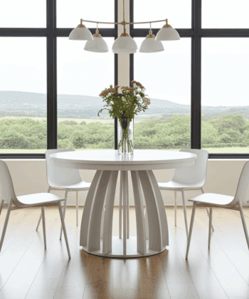Axis Extendable Dining Table – Cashmere, 100–140cm