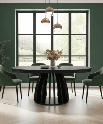 Axis Extendable Dining Table – Cashmere, 100–140cm