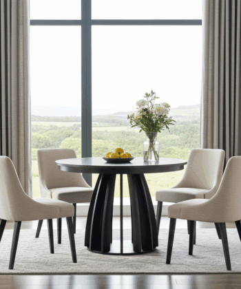 Axis Extendable Dining Table – Cashmere, 100–140cm