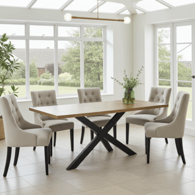 Aspen Modular Extendable Dining Table 150–190 cm