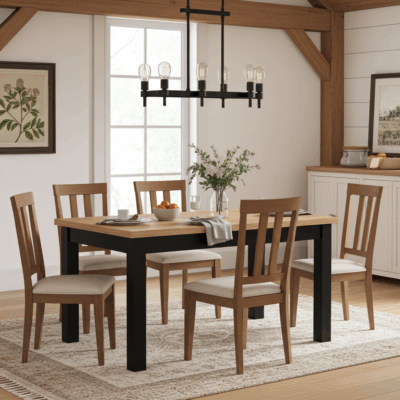 Versatile ExtendMax Dining Table – Solid Beech Legs