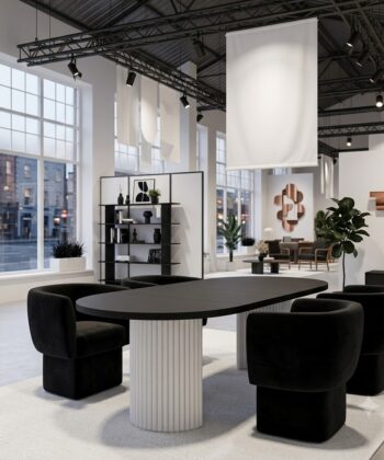 ELEMENTS Extendable Round Laminate Dining Table – Custom European Quality