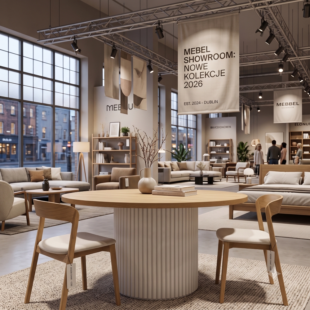 ELEMENTS Extendable Round Laminate Dining Table – Custom European Quality