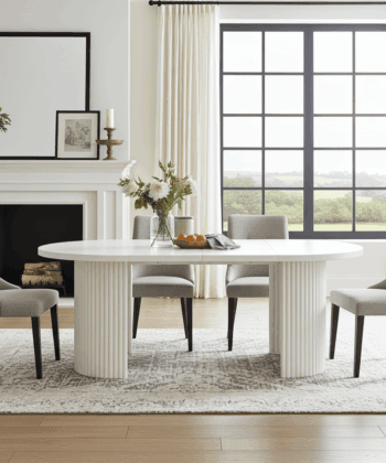 ELEMENTS Extendable Table – Cashmere, Steel Frame, Laminated 140cm