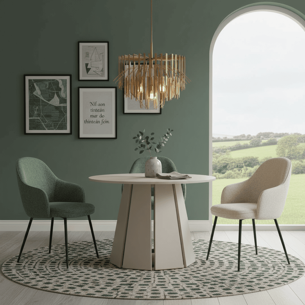 Sterling Extendable Round Dining Table – Cashmere 100 to 140cm