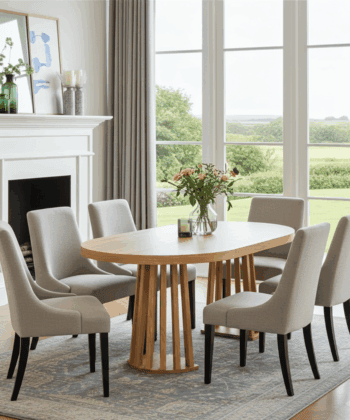 Tovo Extendable Round Dining Table (100 / 140 / 180 cm) – Custom European Quality