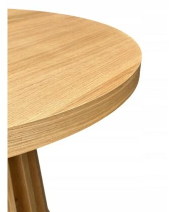 Tovo Extendable Round Dining Table Laminated  100-140cm