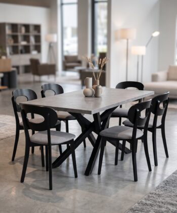 Urban Loft Extendable Dining Table – Laminated Top 150x80 to 190