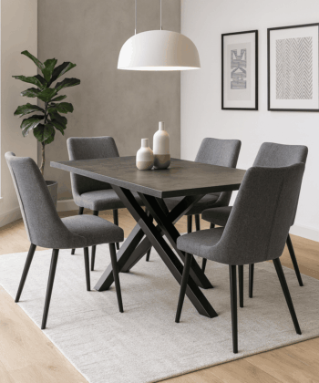 Urban Loft Extendable Dining Table – Laminated Top 150x80 to 190