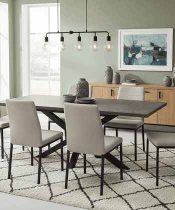 Urban Loft Extendable Dining Table – Laminated Top 150x80 to 190