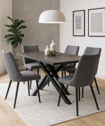 Urban Loft Extendable Dining Table – Laminated Top 150x80 to 190