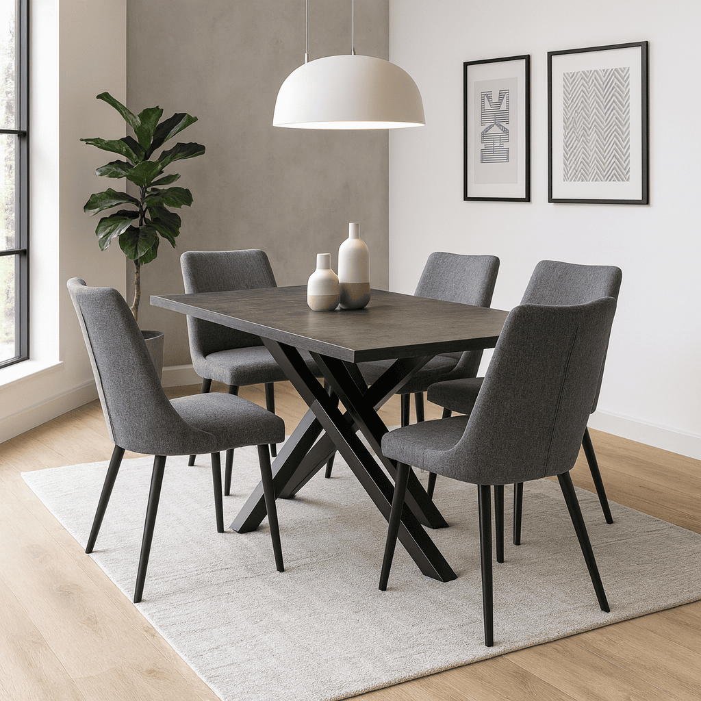 Urban Loft Extendable Dining Table – Laminated Top 150x80 to 190