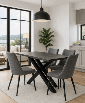 Urban Loft Extendable Dining Table – Laminated Top 150x80 to 190