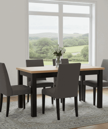 Versatile ExtendMax Dining Table – Solid Beech Legs 120x70cm